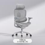 Эргономичное кресло SIHOO C300Lite Cloud White [Dynamic Tracking + 5D Armrests] для офиса и гейминга - фото