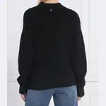 Свитер обычного кроя с добавлением шерсти Actitude_Twinset, черный - фото 3