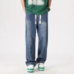 Джинсы унисекс Dnnnnx, синий - фото 63