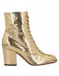 Ботильоны Sergio Rossi, золото - фото