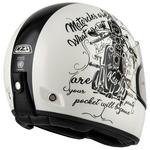 Шлем полнолицевой Nzi Street Track 4, белый - фото 2