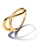 Кольцо в форме знака бесконечности Pandora, Gold - фото 3