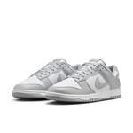 Кроссовки dunk low 'light smoke grey' Nike, серый - фото 3