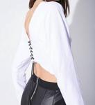 Топ Josefa белого цвета RtA - фото 4