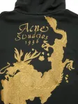 Худи с вышитым логотипом Acne Studios, черный - фото 6