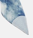 Сапоги до колена из денима с принтом тай-дай Alexandre Vauthier, Sky Pattern - фото 6