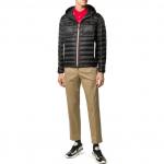 Пуховик мужской черный Moncler - фото 3