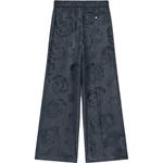 Пижамные штаны с пионами KENZO, черный - фото 3