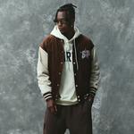 Бейсбольная куртка мужская светло-коричневый Starter - фото 3