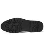 Челси ботинки Crew мужские черные FAPAI, черные (без подкладки) - фото 7