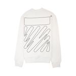 Толстовка Off-White Wave Diag Белый - фото 2