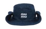 MIU MIU Джинсовые кепки и бейсболки Unisex Blue - фото 3
