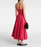Платье миди Solene из хлопковой смеси Tove, Raspberry Pink - фото 3