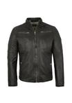 Куртка Redpoint Leather jacket, Schwarz Antik/Black - фото 4