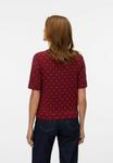 Футболка Vero Moda Print T-shirt, Syrah/Red - фото 3