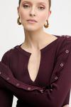 Свитер Patrizia Pepe, бордовый - фото 4