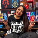 Футболка Что не убивает тебя, дает тебе XP, черная - фото 2