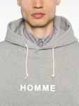 Худи с логотипом Comme des Garçons Homme, серый - фото 5