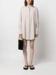 Patou платье-рубашка Painter, нейтральный цвет - фото 2