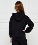 Толстовка детская Guess с надписью, черный - фото 3