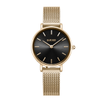 Часы Ruby Petite Gold Black Mesh Burker - фото