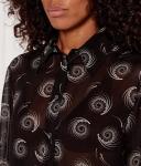 Рубашка Pinko Regular Fit, черный - фото 4