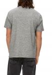 Футболка QS Basic T-shirt, Grau Meliert/Grey - фото 6