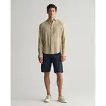 Шорты Gant Twill Relaxed Fit, бежевый - фото