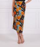 Юбка Weekend Maxmara с цветочным узором, оранжевый - фото 3