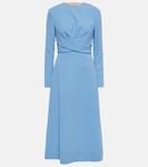 Платье-миди Elta crêpe Emilia Wickstead, Celeste Blue - фото
