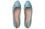 Кроссовки ballet flat with double g leather 'sweet blue' Gucci, синий - фото 3