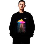 Унисекс худи Nike черное - фото 4