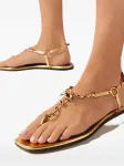 Металлические сандалии Bianca Maison Skorpios, золотистый - фото 5