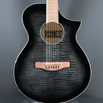 Акустическая гитара Ibanez AEWC400-TKS Transparent Black Sunburst №686 - фото