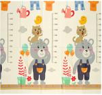 Большой Двусторонний Складной Коврик Xpe Streets 200X180 Образовательный Для Детей Humbi - фото 8