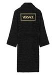 Versace халат с декором Medusa, черный - фото 2