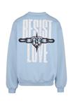 Толстовка Karl Kani SIGNATURE RESIST LOVE CREW, Light Blue - фото 6