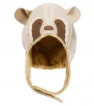 Кожаная шляпа капи Donsje, бежевый - фото