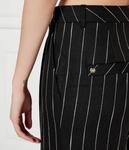 Брюки женские Marc Cain широкие в полоску, черный - фото 4