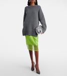 Замшевые туфли Pointy 95 Gianvito Rossi, Lapis+Silver - фото 3