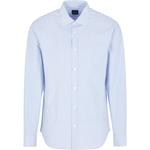 Рубашка в полоску ARMANI EXCHANGE, синий - фото