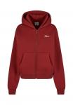 Толстовка Karl Kani Zip-up sweatshirt, Dark Red - фото 5
