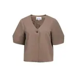 Блейзер Object Lisa Regular, коричневый - фото 3