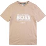 Детская футболка HUGO BOSS, хаки - фото