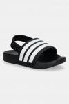 Детские шлепанцы ADILETTE ESTRAP Adidas, черный - фото