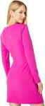 Платье ONE33 Social Solid Double Knot Mini Dress, цвет Fuchsia - фото 2