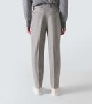 Шерстяные прямые брюки Zegna, Light taupe - фото 4