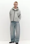 Куртка для межсезонья Pull&Bear, Light Grey - фото 2