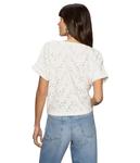 Футболка Sanctuary All Day Eyelet Tee, Bleached White - фото 2