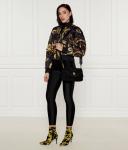 Сумка женская Plein Sport Cady текстильная с золотыми заклепками, черный - фото 3